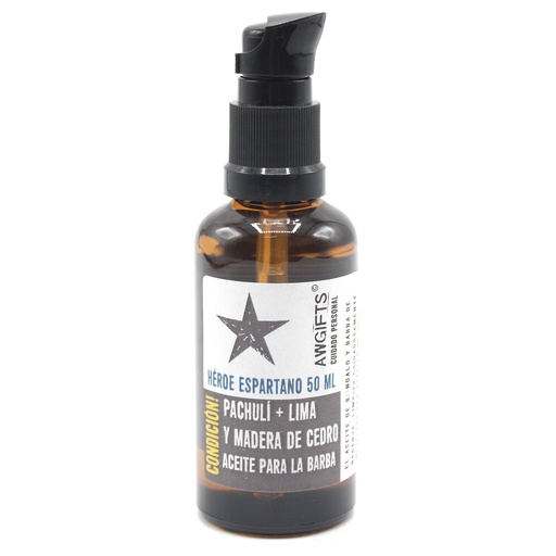 [BeardO-03] 50ml Aceite para la barba - Heroe Espartano - Mantén!