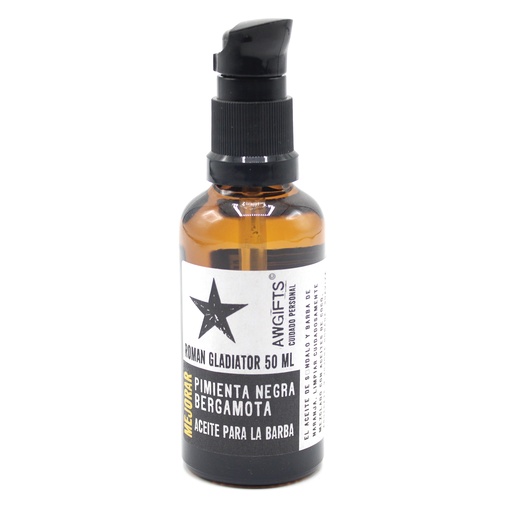 [BeardO-04] 50ml Aceite para la barba - Gladiador Romano - Mejora!