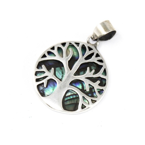 [TOLSP-05] Colgante de Plata Árbol de la Vida 22mm - Abulón