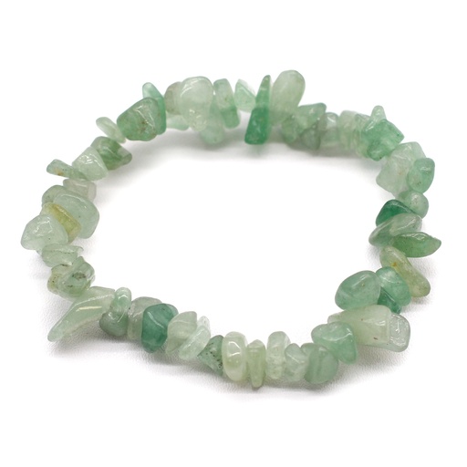 [AWCB-11] Pulsera Fragmentos de Piedras Preciosas - Aventurine Green