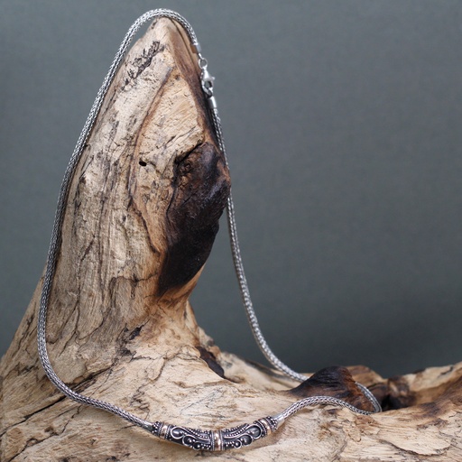 [SGJ-14] Collar de Plata y Oro - Tribal