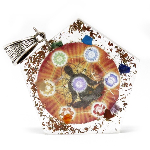 [OPP-01] Colgante de Orgonita - Pentagon Chakra
