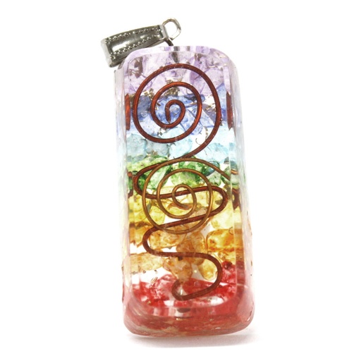 [OPP-03] Colgante de Orgonita - Arco iris