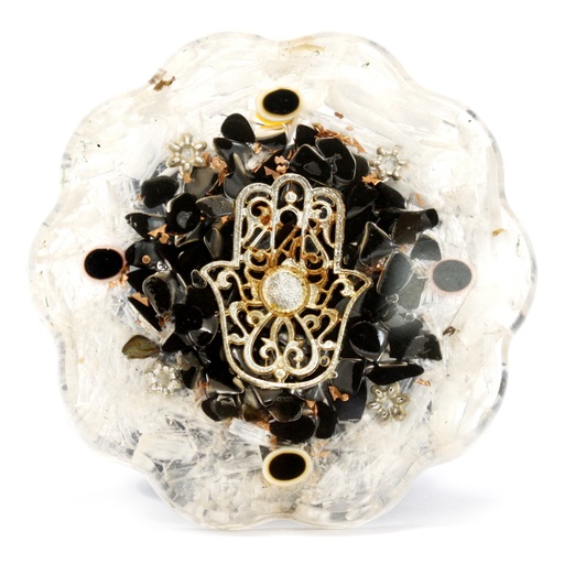 [ODesk-05] Orgonite de oficina - Mano de  Sellonite - Mediana