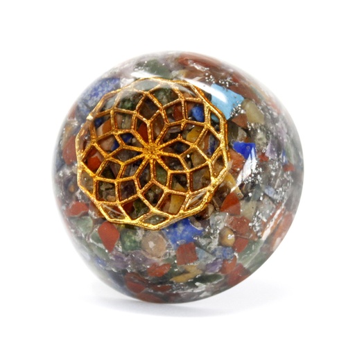 [ODesk-06] Orgonite de oficina - Piedras múltiples