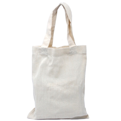 [CCOTT-15] Bolso pequeño de algodón natural 4oz 25x20cm