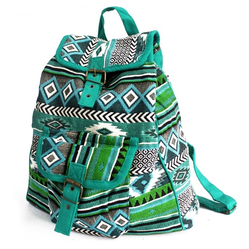 [JNS-01] Tejido Jacquard - Mochila Teal