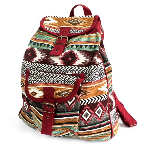 [JNS-02] Tejido Jacquard - Mochila Chocolate