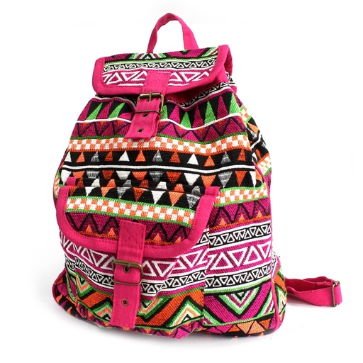 [JNS-03] Tejido Jacquard - Mochila Rosada