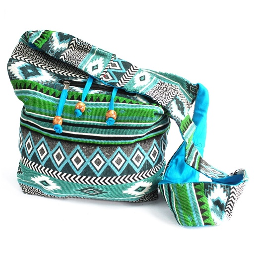 [JNS-07] Tejido Jacquard - Mochila peq. Teal