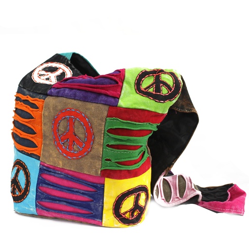 [ETB-03] Bolso Étnico Estilo Hippie - Arena / paz