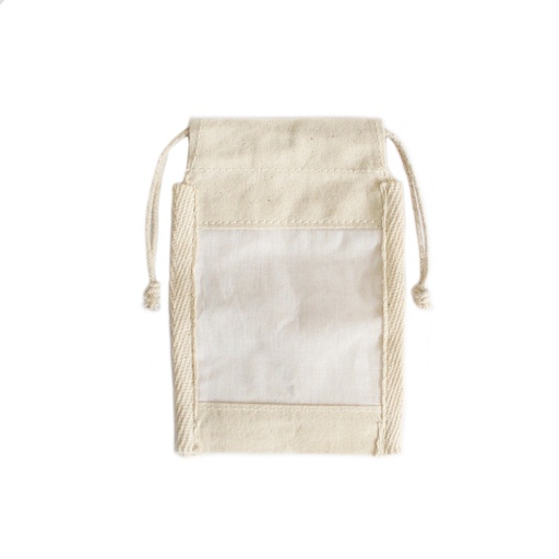 [NatWP-01] Bolsa de Algodón para ventana pequeña - 10x15cm