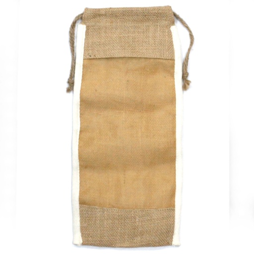 [NatWP-08] Bolsa Larga de Yute Lavada - 35x15cm