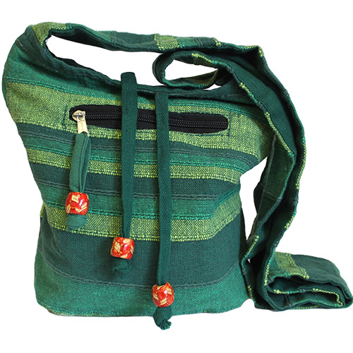 [NSBag-01] Nepal Sling Bag - Forest Green