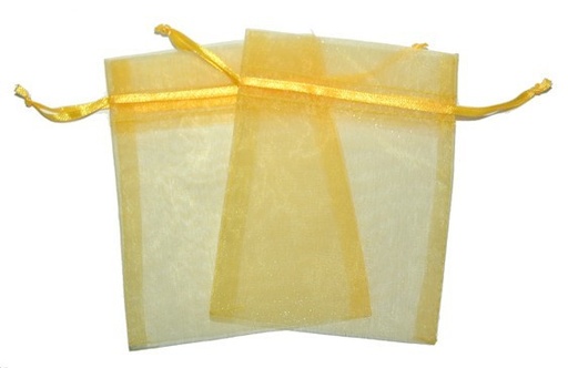 [OrgM-06] Bolsa de Organza - Amarillo