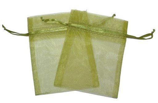 [OrgM-10] Bolsa de Organza - Verde