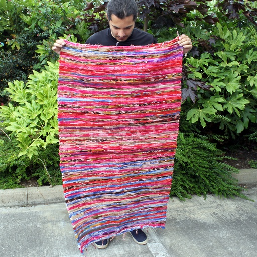 [Vrug-02] Alfombra de trapo medio - 128x75cm