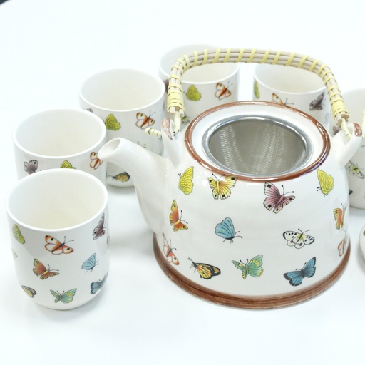 [TeaP-02] Set de tetera - Mariposas