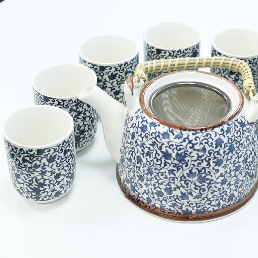 [TeaP-05] Set de tetera - Modelo azul