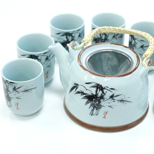 [TeaP-07] Set de tetera - Piedra azul oriental