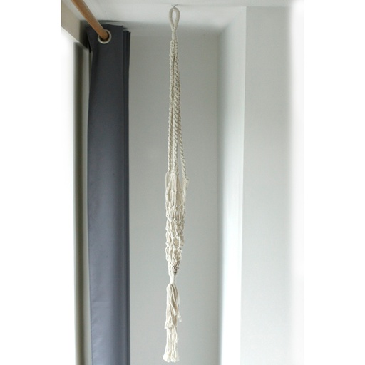 [MacP-05] Macetero de Macrame - Gran - Extra largo