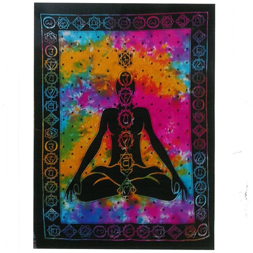 [CWA-01] Arte de pared de algodón - Buda chakra