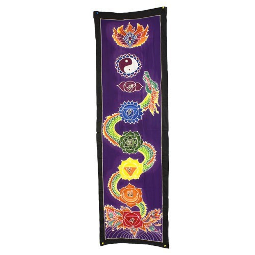 [Bwax-19] Banner vertical Chakra - Dragón 175x53cm