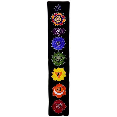 [Bwax-14] Banner vertical Chakra - Medianoche 183x35cm
