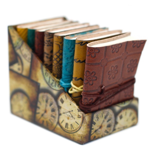 [LBN-10] Mini Cuaderno de Cuero (surtidos)