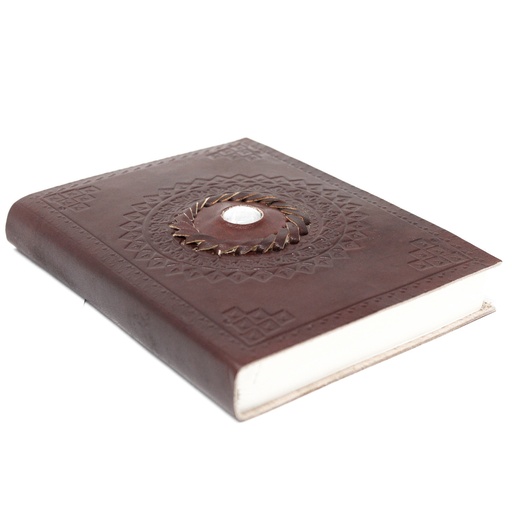 [LBN-12] Cuaderno de cuero Piedra de la Luna
