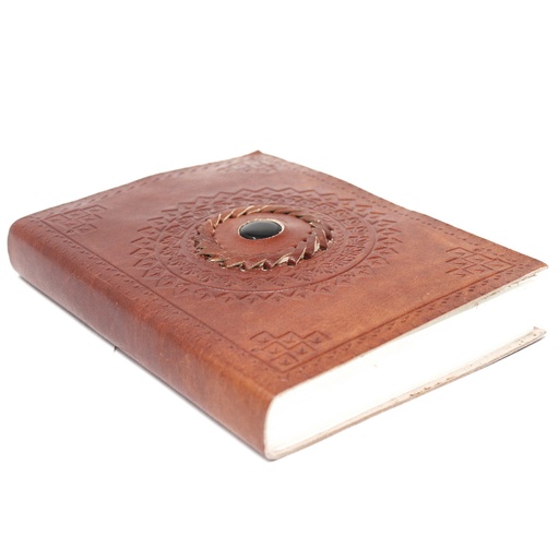 [LBN-14] Cuaderno de cuero Onix Negro
