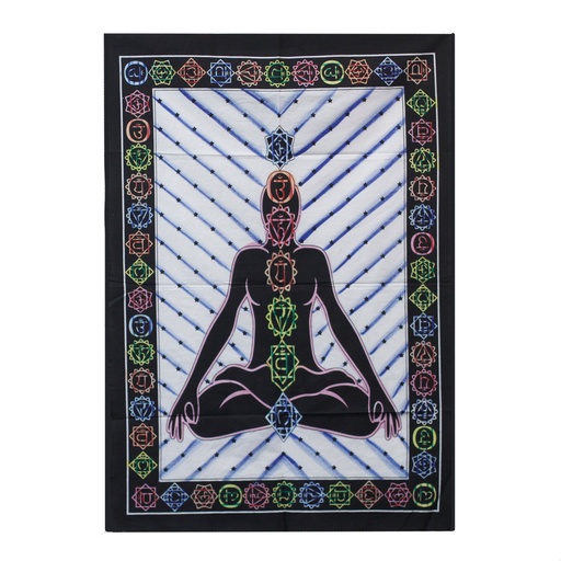 [HBWA-01] Arte de Pared de Algodón - Buda Chakra