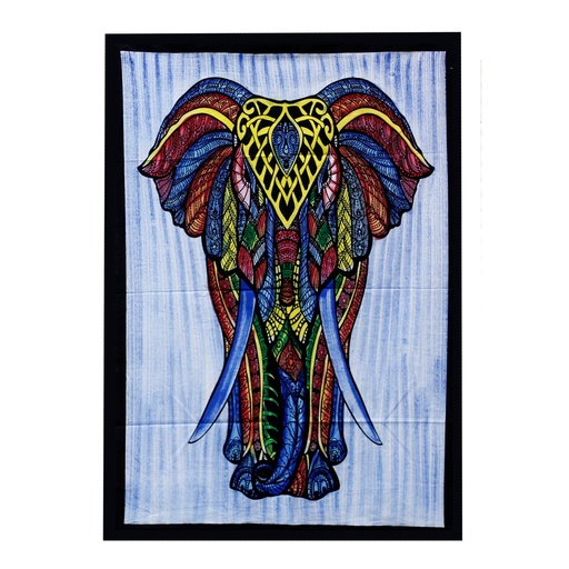 [HBWA-04] Arte de Pared de Algodón - Elefante