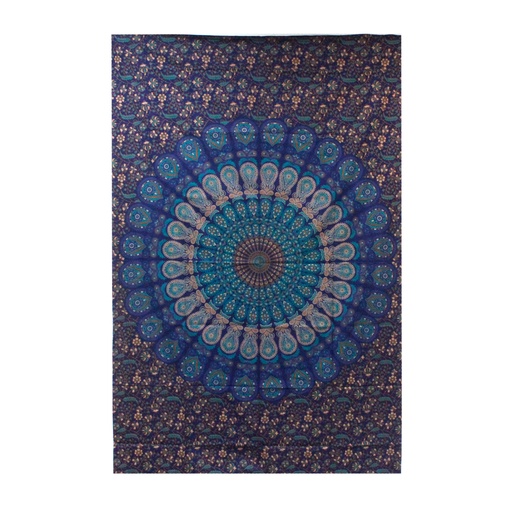 [CBWH-02] Colcha Individual de Algodón - Mandala Clásica