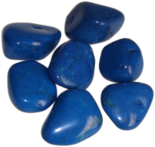 [TBm-44] L Tumble Stones - Howlite Azul