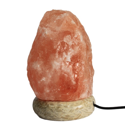 [QSalt-46] Lámpara de sal natural USB de calidad - 11,5 cm