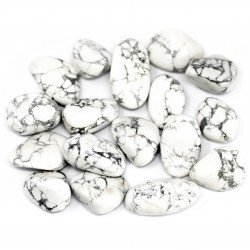 [TBML-09] Piedra preciosa africana  / Howlite Blanco