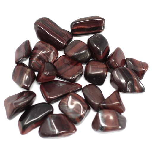 [TBML-16] Piedra preciosa africana Ojo de Tigres - Rojo