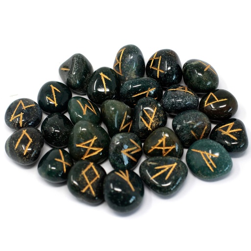 [Rune-07] Juego de Runa de la India en bolsas - Sanguinaria
