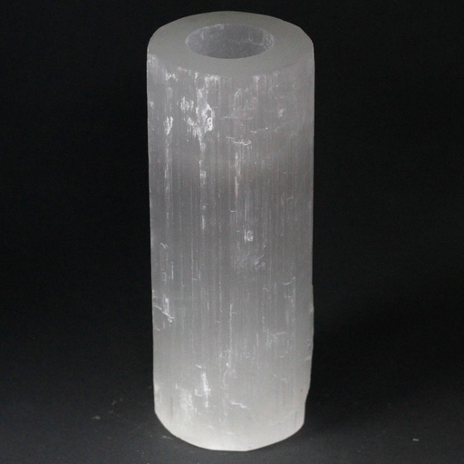 [SelCH-05] Candelabro Selenita cilindro- 20 cm