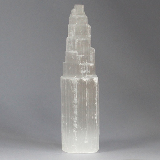 [SelT-04] Torre de selenita natural - 20 cm