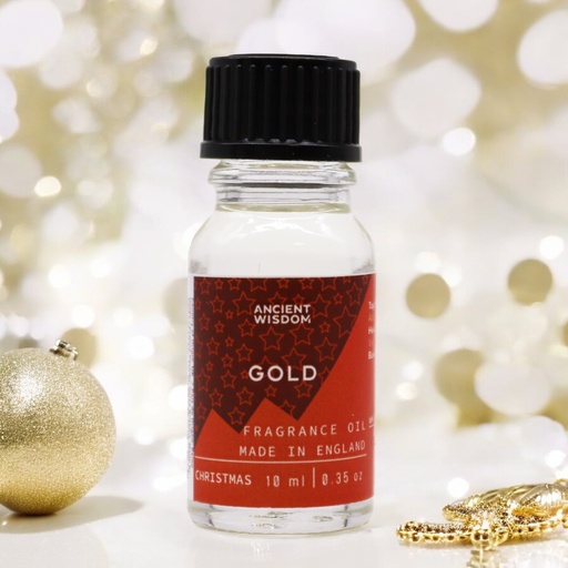 [AWFO-71] Aceites de Fragancia 10ml - Oro (navidad)