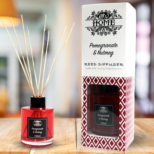 [RDHF-11] Difusor aromático 120ml - granada y nuez moscada