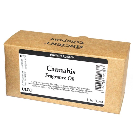 [ULFO-09] 1x Aceite de Fragancia sin etiqueta 10ml - Cannabis