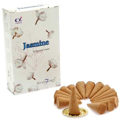 [StamC-01] Conos de incienso jazmín
