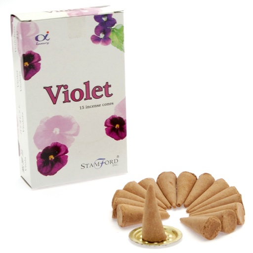 [StamC-07] Conos de incienso violeta