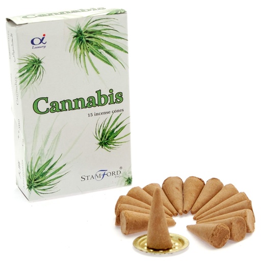 [StamC-12] Conos de incienso de cannabis