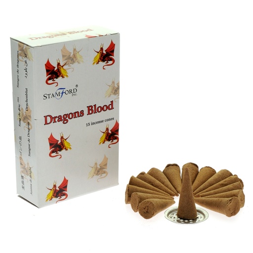 [StamC-15] Conos de incienso de Dragones de sangre de Dragones