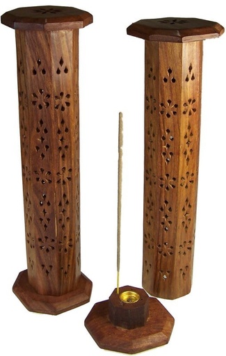 [ISH-172] Sheesham Hexaganal Incense Tower