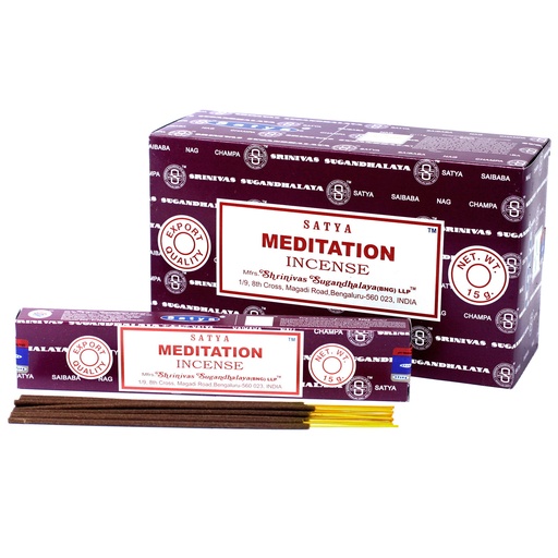 [iSatya-08] Varillas de Incienso Satya 15gm - Meditación
